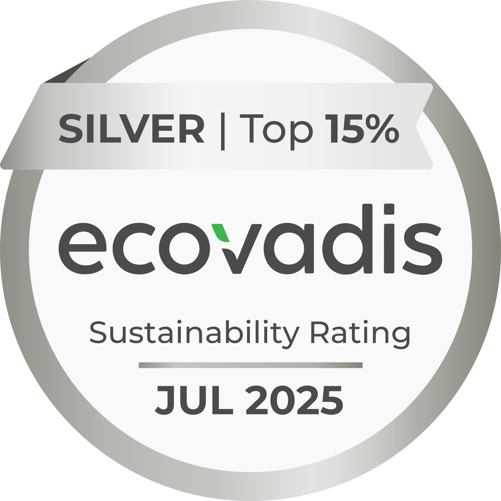 EcoVadis Silver Rating