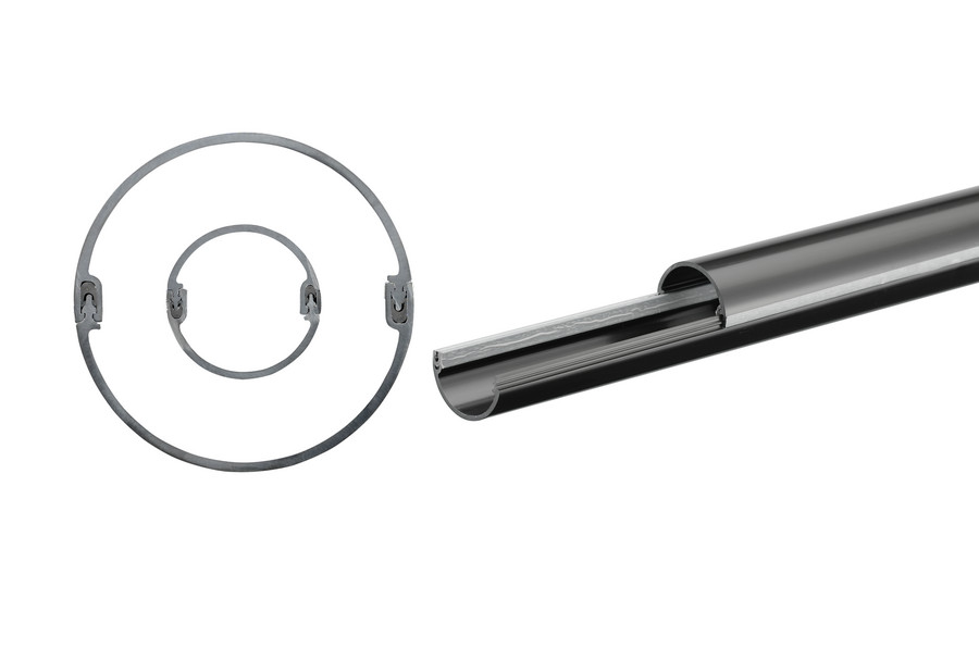 Semitubo para conductos de cables KKHR 50