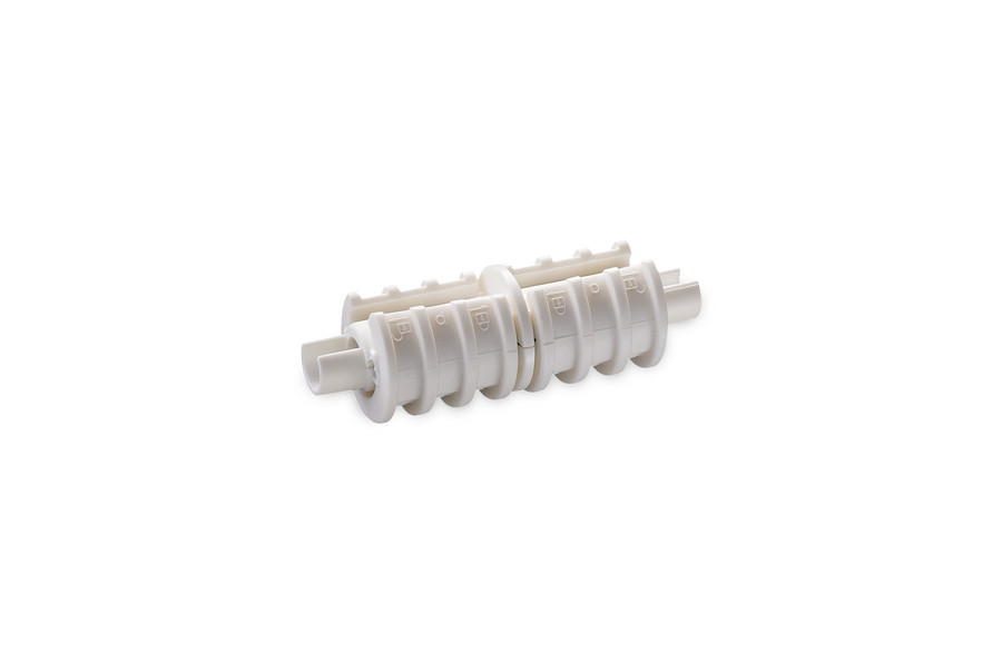 Manguito de soplado EBM-GS para interiores con tope de gas integrado.