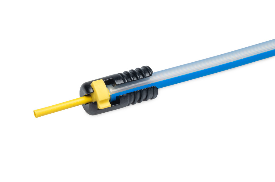 Las juntas de paso único EZA-t micro son adecuadas para sellar tubos de velocidad cubiertos de cables.