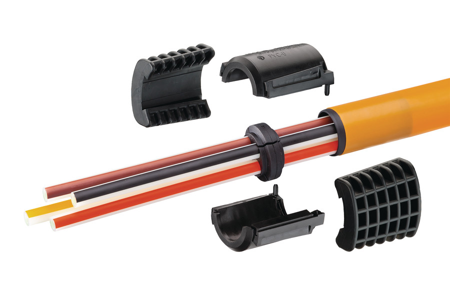 speedpipe pipe bracing ground SRV-G con EZA-t y Shi para instalaciones de tubo en tubo.
