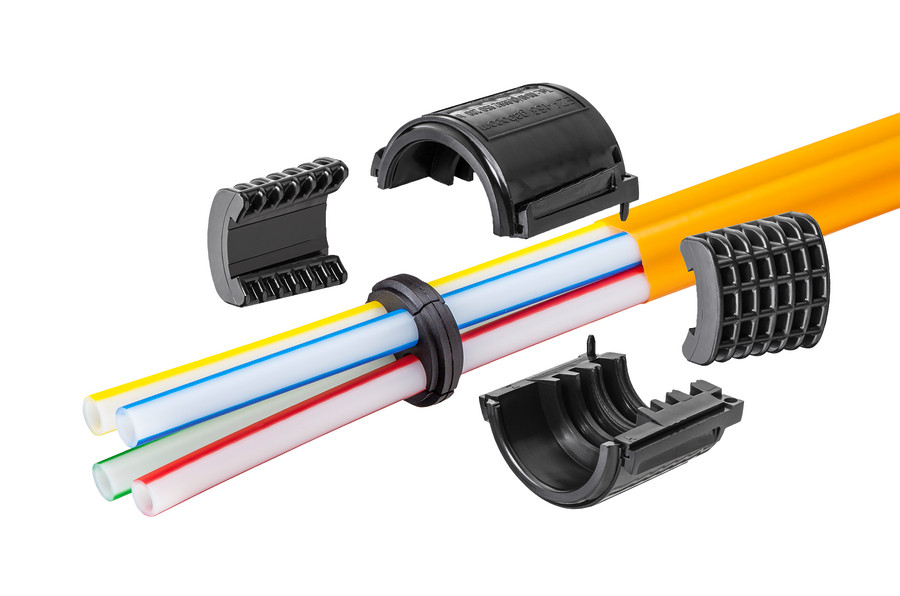speedpipe pipe bracing ground SRV-G tc con EZA-t para enterrado directo.