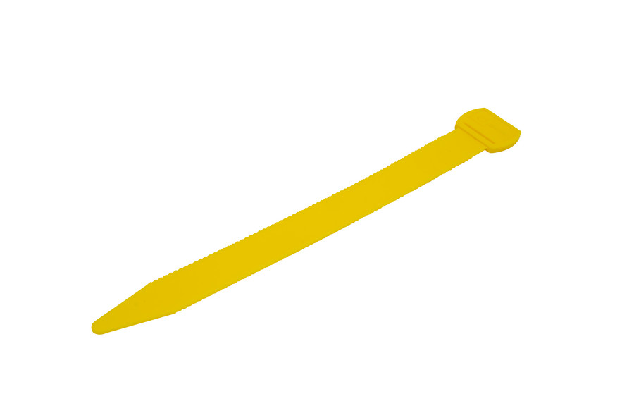 cinta de identificación amarillo