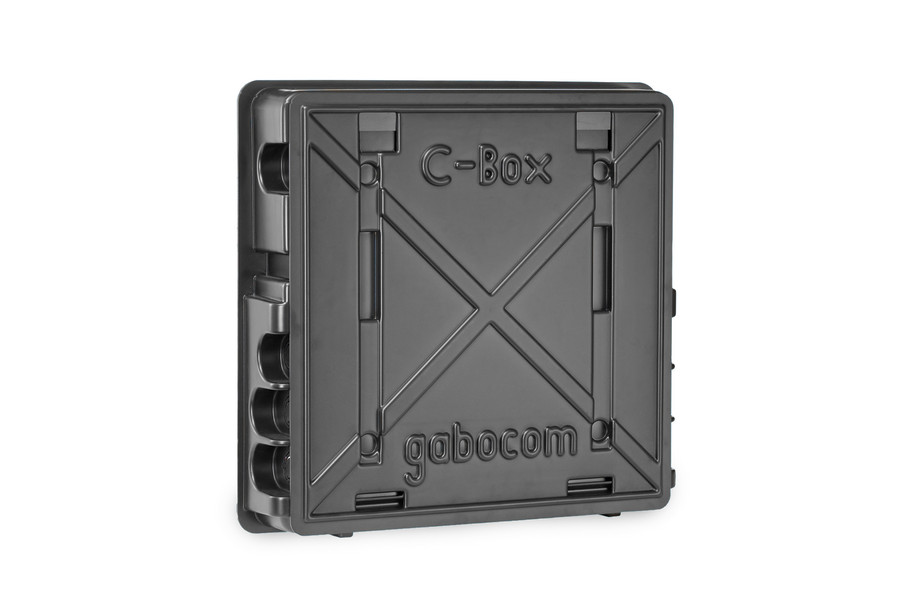 Caja de cables C-Box para longitudes excesivas de cables de fibra óptica.